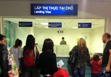 In the Tan Son Nhat int’l airport (in Ho Chi Minh city), you will see an office called “Landing Visa”
